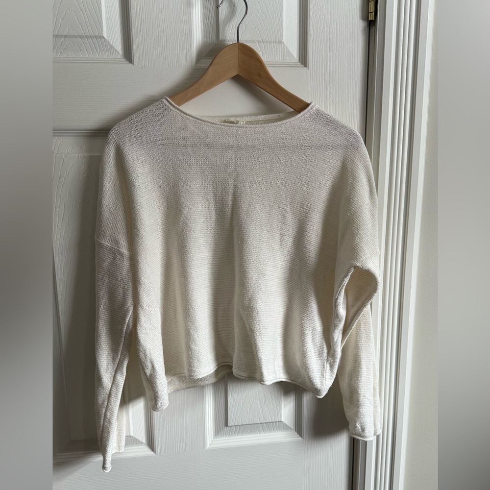 Eileen Fisher Cream Women's Sweater
